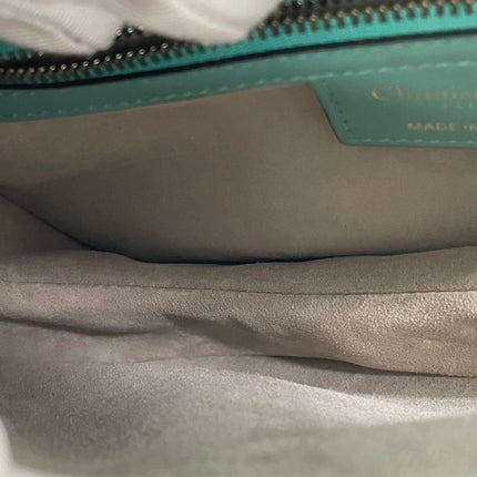 Dior In Lights Saddle Medium Multicolor Beads and Calfskin Leather Shoulder Bag