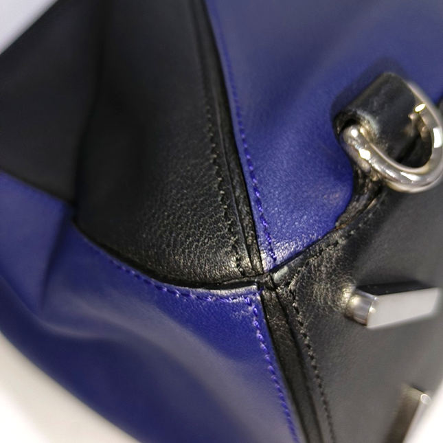 Loewe Puzzle Medium Multicolor Navy Calfskin leather bag