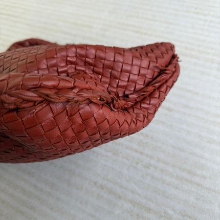 Bottega Veneta Veneta Hobo Large Burgundy 47cm Lambskin Leather