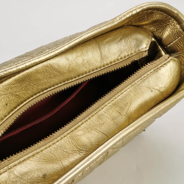 Chanel Gabrielle Hobo 2019 Gold Leather Small Crossbody Bag