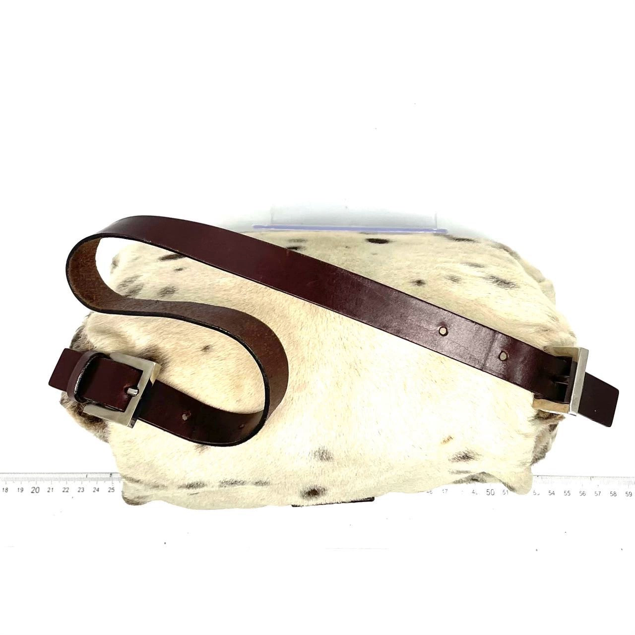 Fendi Mamma Baguette Pony-style Calfskin Dalmatian Dog Polka Dots Print