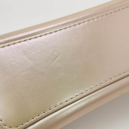 Sold Chanel Gabrielle Hobo 2019 Iridescent Pink Leather Medium Crossbody Bag