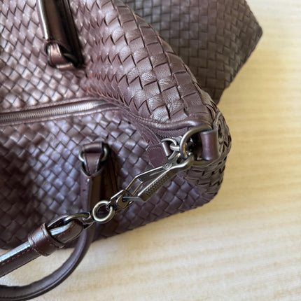 Bottega Veneta Maxi Convertible Tote Dark Chocolate Brown Leather