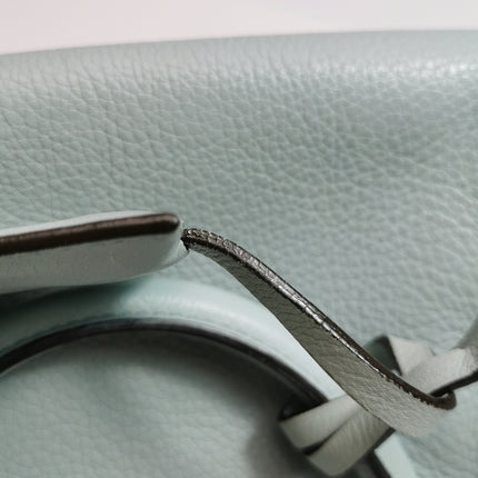 Loewe Amazona 29 Blue Leather Elephant Lock Silver-tone Hardware