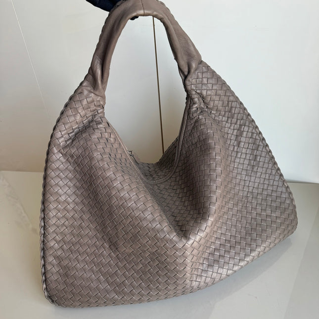 Sold Bottega Veneta Hobo Bag Large Grey leather 52cm