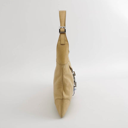 Sold Gucci Jackie Vintage Yellow Gold Exotic Lizard-skin Leather Shoulder Bag