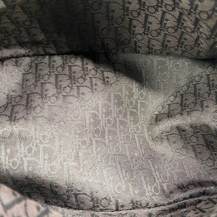 Dior Vintage Gaucho Mini Brown Leather Crossbody Bag 2006