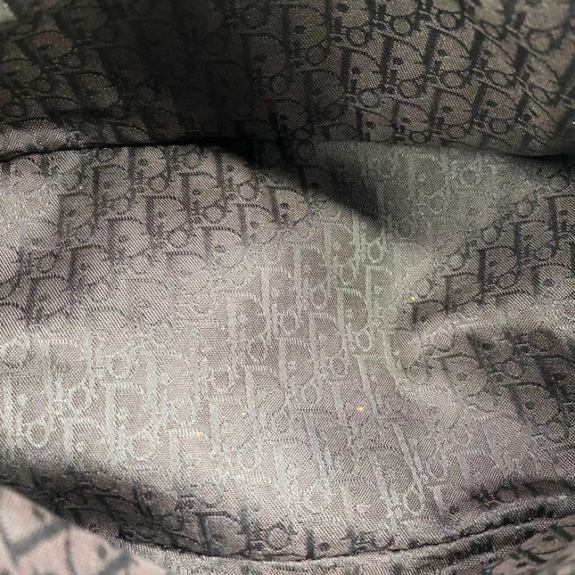 Dior Vintage Gaucho Mini Brown Leather Crossbody Bag 2006