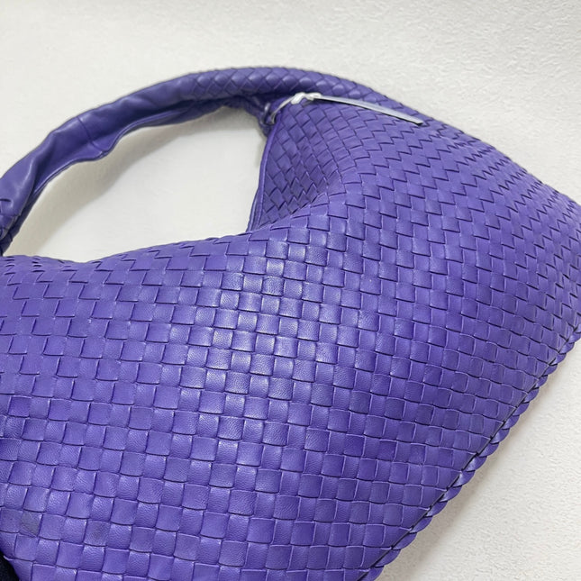 Sold Bottega Veneta Hobo Bag Large Leather Purple 47cm