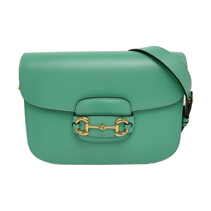 Gucci jackie small green leather