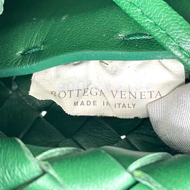 Bottega Veneta Cabat Tote Green Intreccio Leather 40cm