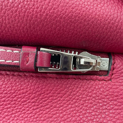 Loewe Puzzle bag small raspberry pink leather