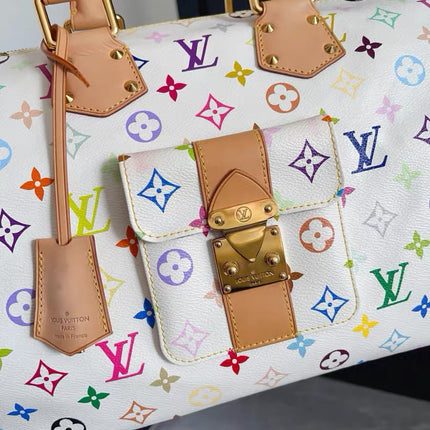 Louis Vuitton x Takashi Murakami Speedy 40 White Multicolor