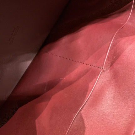 Bottega Veneta Andiamo Large Burgundy Handbag