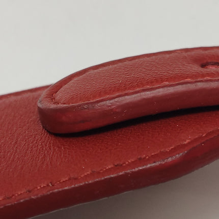 Lady Dior Small My Abcdior Red Lambskin Cannage Leather Gold Hardware