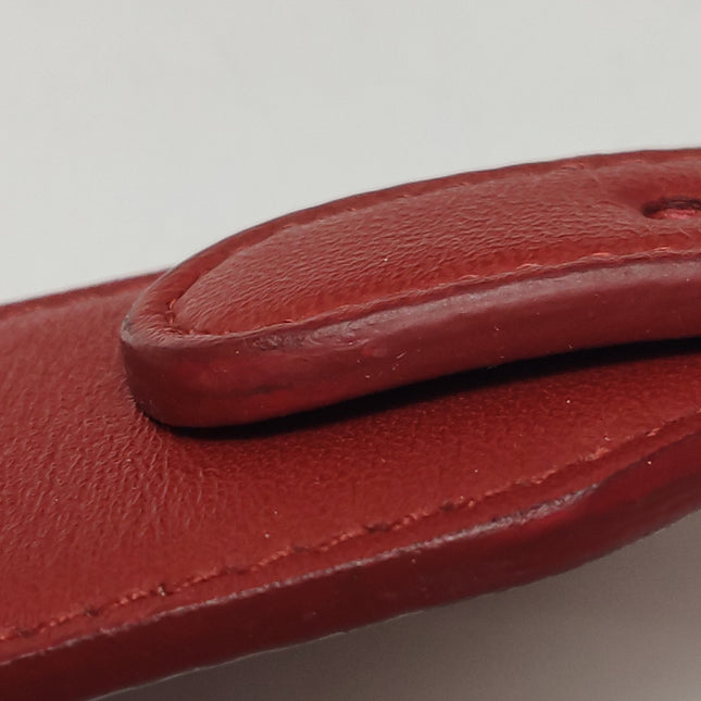 Lady Dior Small My Abcdior Red Lambskin Cannage Leather Gold Hardware