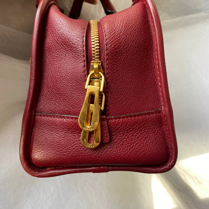 Loewe Amazona 28 in Red Leather Dragon Special Edition