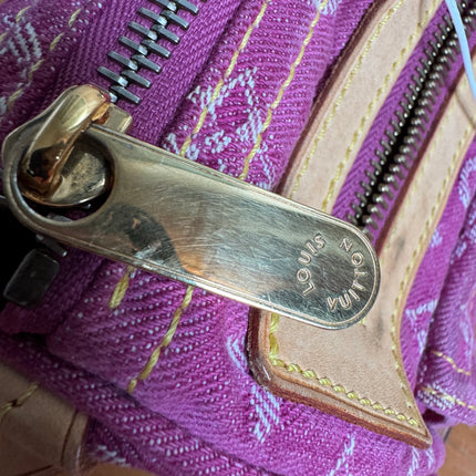 Louis Vuitton Denim Neo Speedy Boston Bag Pink