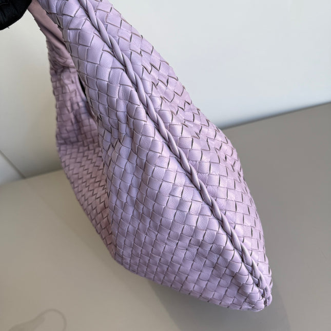 Bottega Veneta Hobo Bag Lambskin leather Lilac Purple Large 47cm