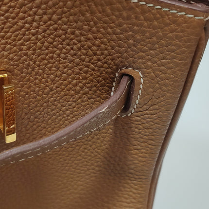 Hermès Birkin 35 Togo Leather 37 Gold Gold Hardware 2000