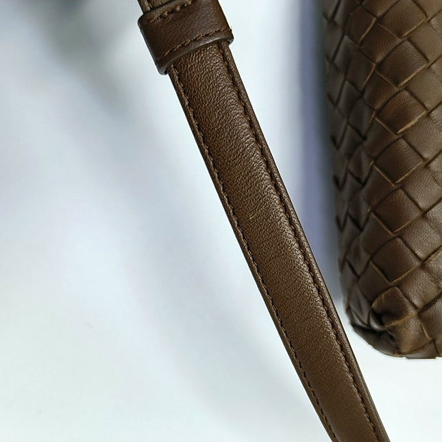 Bottega Veneta Maxi Convertible Tote Dark Chocolate Brown Leather 50cm