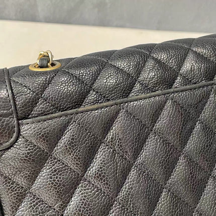 Chanel Paris Limited Medium Black Caviar Leather Gold Hardware 2015-16