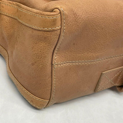 Dior Flight Medium Tan Brown Calfskin Leather Shoulder Bag