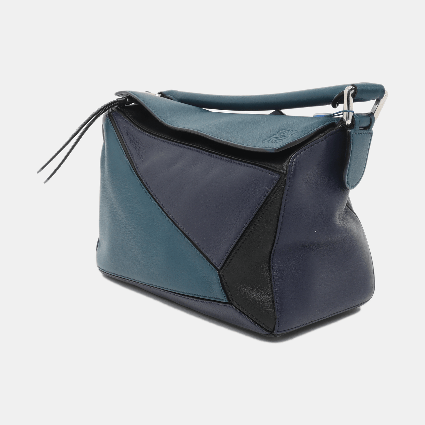 Loewe Puzzle Small Multicolor Navy Calfskin leather bag