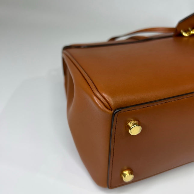 Celine 16 Bag Small Caramel Natural Tan Smooth Calfskin Leather
