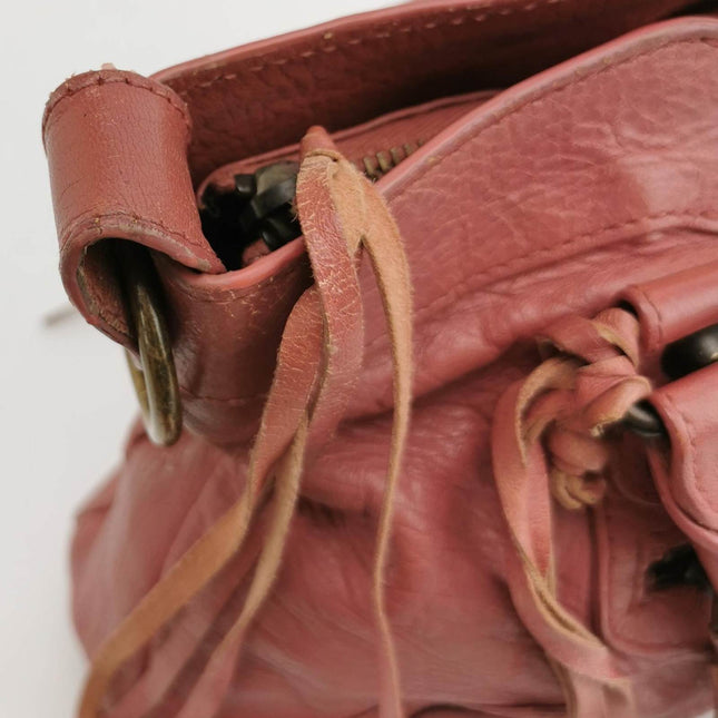Sold Balenciaga City Bag Pink with black hardware Classic Crossbody Bag