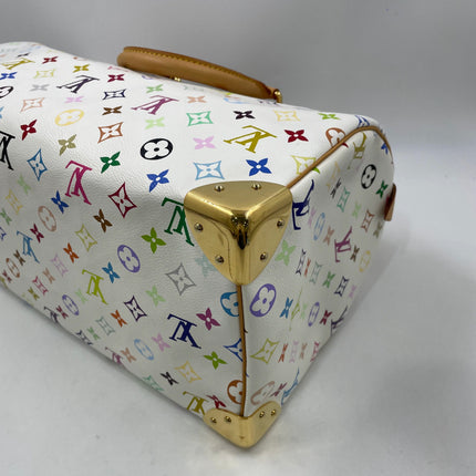 Louis Vuitton x Takashi Murakami Speedy 40 White Multicolor