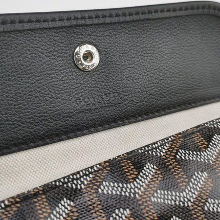 Goyard Saint Louis GM Tote Large Black Goyardine Canvas 2019