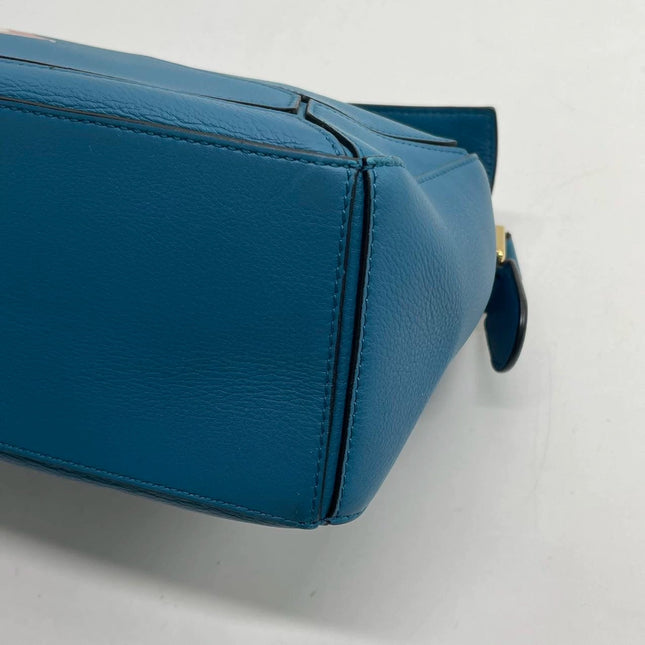 Loewe x Spirited Away Studio Ghibli Collection Puzzle Small Blue Crossbody Bag