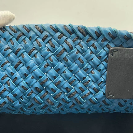 Bottega Veneta Cabat Tote Intreccio Leather Navy and Black 42cm