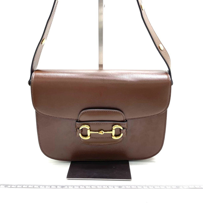 Sold Gucci 1955 Horsebit Shoulder Bag Caramel Brown Small Leather