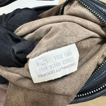 Sold Bottega Veneta Intrecciato Hobo Bag Medium Black Lambskin leather 40cm