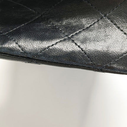 Chanel Classic Flap Medium Black Lambskin Leather Gold Hardware 2009-2010