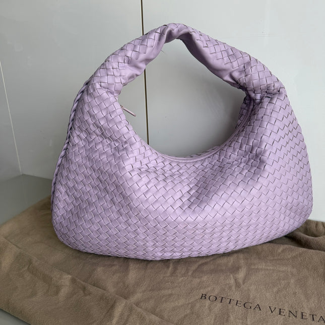 Bottega Veneta Hobo Bag Lambskin leather Lilac Purple Large 47cm
