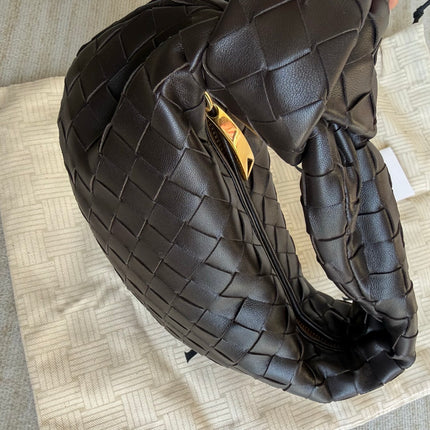 Bottega Veneta Jodie Mini Dark Chocolate Brown Leather