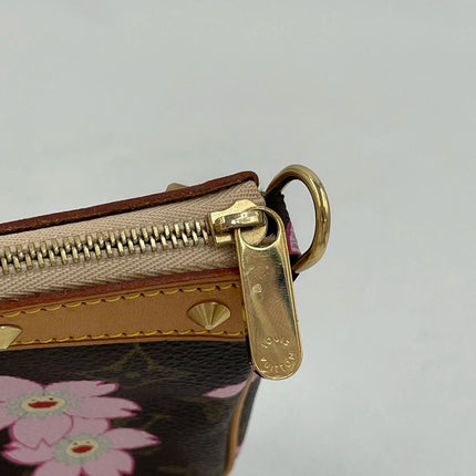 Louis Vuitton x Takashi Murakami Cherry Blossom on Brown Monogram Pochette Accessoire