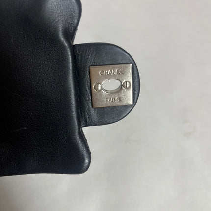 Chanel Cambon Multi-pocket Ligne Reporter Bag Medium Black Calfskin Leather
