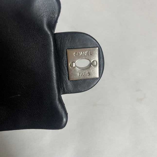 Chanel Cambon Multi-pocket Ligne Reporter Bag Medium Black Calfskin Leather