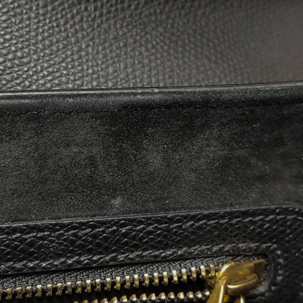 Dior Saddle 2019 Medium Grained Calfskin Leather Bag Black