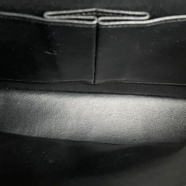 Chanel Classic Flap Medium 2016 Black Pixel Effect Calfskin Leather Gold Hardware