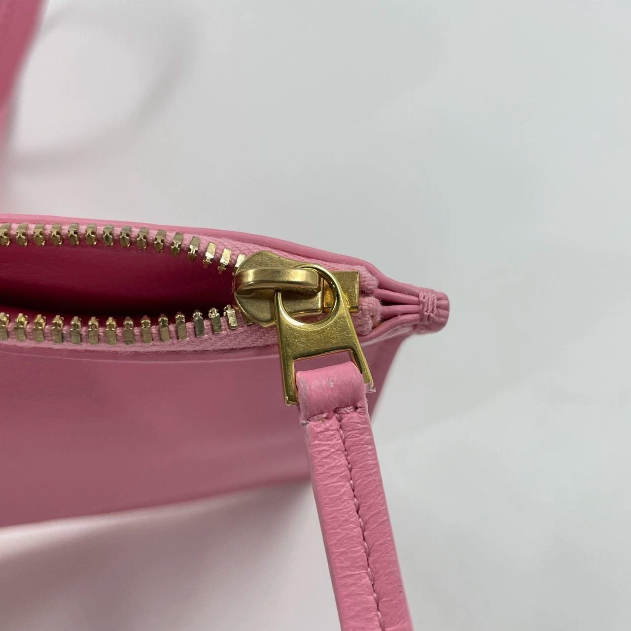 Bottega Veneta Cabat Mini Intreccio Leather Tote Bag Pink