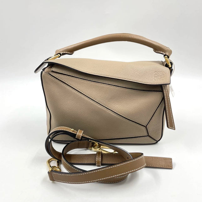 Sold Loewe Puzzle Small Sand Beige Crossbody Bag