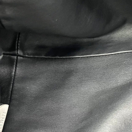 Bottega Veneta Pouch Large Intrecciato Black Calfskin Leather Clutch