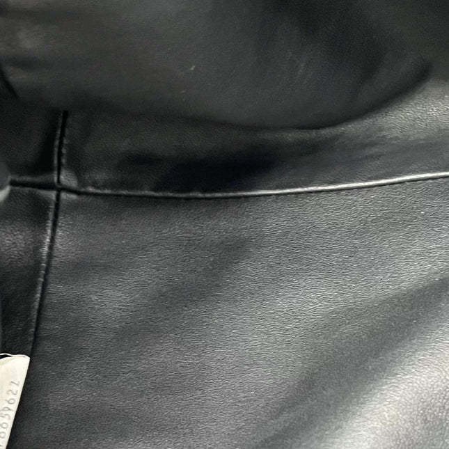 Bottega Veneta Pouch Large Intrecciato Black Calfskin Leather Clutch