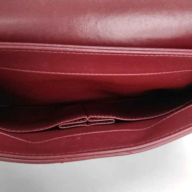 Sold Chanel Trendy CC Flap Crossbody Bag Medium Lambskin Leather Burgundy, 2019