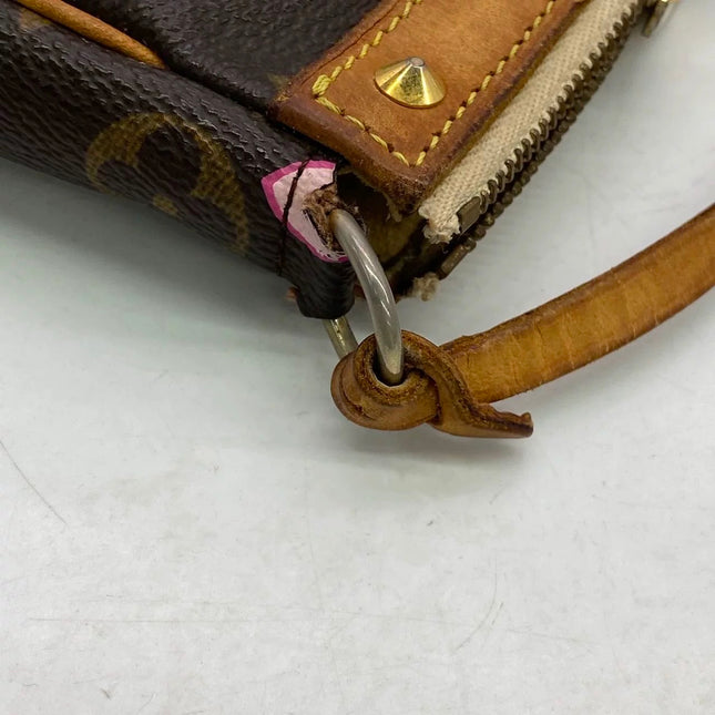 Louis Vuitton x Takashi Murakami Cherry Blossom Pochette Accessoire Brown Monogram